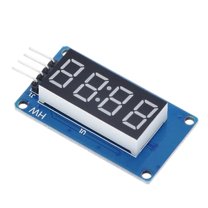 TM1637 modulo Display a LED 7 segmento 4 bit 0.36 pollici orologio anodo rosso tubo digitale quattro Driver seriale Board Pack - Product Image 1