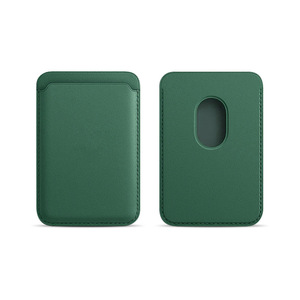 Magsafe Magnetic用高級レザーウォレットAppleiPhone 15 14 13 12 11 Pro Max Plusテレホンカードバッグホルダー電話アクセサリー