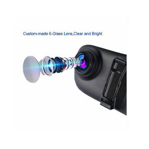 High Quality Auto Parts Night Vision DVR Driving Video Recorder Loop Recording System Vehicle Black Box Rearview Mirror Screen - Product Image 4