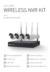 4/8 canales 2/3MP NVR Kit Tuya Wifi Smart Life sistema de cámara de seguridad sistema inalámbrico Cctv - Product Image 6