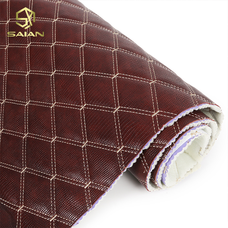 Estampado Animal Marrón Diamante Doble Hilo