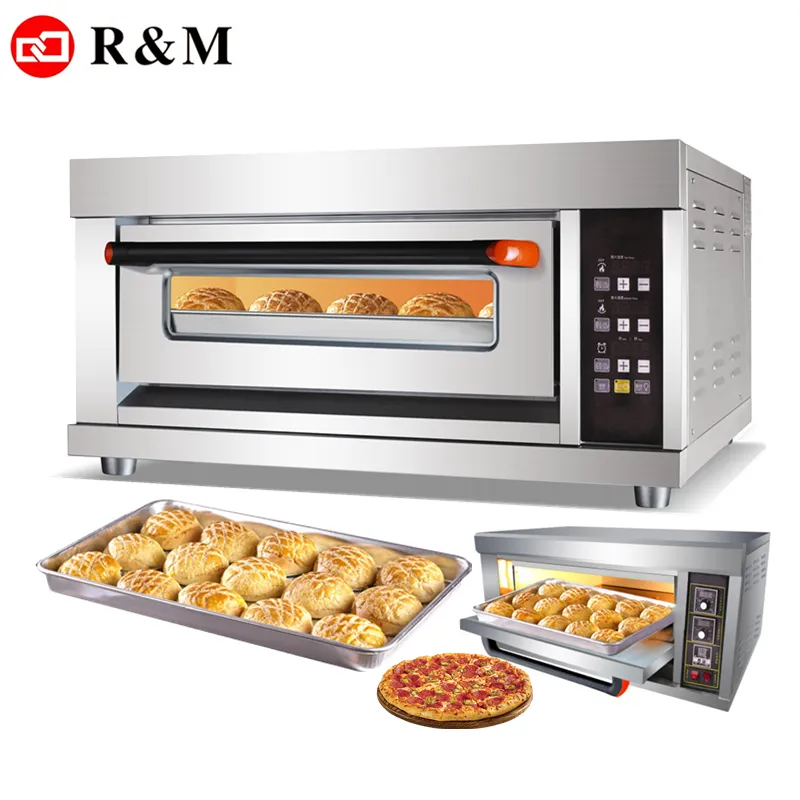 Panadería casa aparatos de cocina horno 1 cubierta hornos comerciales horno de pizza máquina eléctrica pan pequeño horno