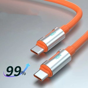 Toptan 6A Bold dijital ekran 120W silikon veri kablosu dayanıklılık otomatik kapanma ile 1M tip-c Usb şarj aleti kablo - Product Image 3
