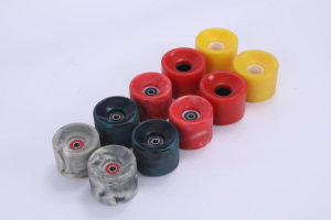 Bán buôn 100A PU Skateboard bánh xe tùy chỉnh trống 52mm 55mm <span class=keywords><strong>Skate</strong></span> ban nhà máy giá cho chất lượng cao Skateboard bánh xe - Product Image 3