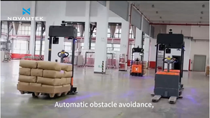 Novautek özerk lojistik Robot Forklift yetenekleri ile rota planlama özellikleri lojistik ihtiyaçları için - Product Image 4