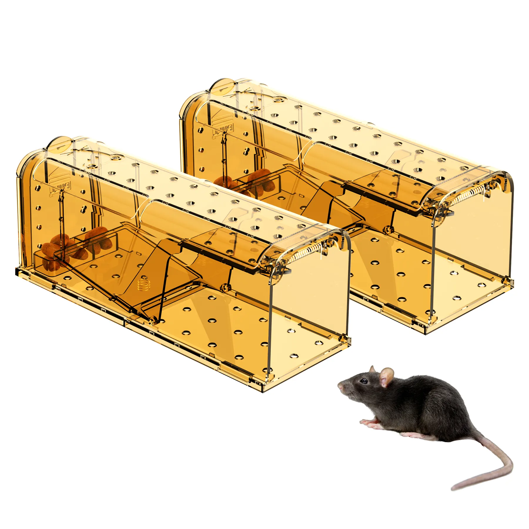 X-PEST dernier piège à souris efficace tuer rapidement souris sensibles rats contrôle des rongeurs PC petit grand piège à souris tunnel fort piège à rats