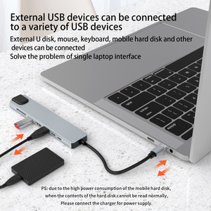 8 in 1 <strong>Usb</strong> c Hub <strong>Adapter</strong> <strong>Usb</strong> c Hub PD <strong>USB</strong> Data USB3.0 <strong>USB2.0</strong> SD TF HD-MI RJ45 Hot Sale New Hub - Product Image 3