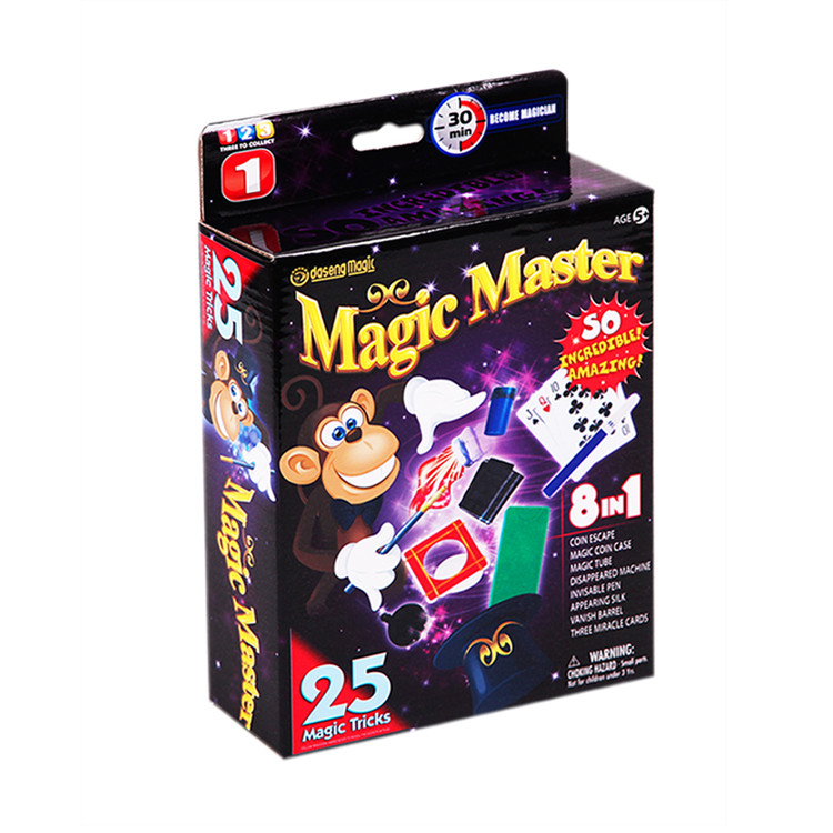 Twenty-five magic tricks of 8 magic props set professional magic made easy