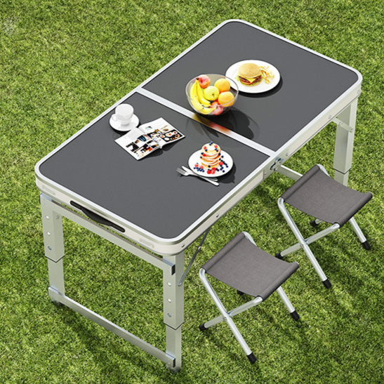 colorful 1.2m Iron Gray Single Table + Fabric Bag
