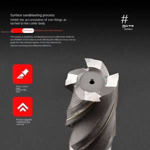 Factory Direct 10-<strong>50mm</strong> Straight Shank Insert Carbide End Mill for Welding Tungsten Steel High Quality Milling <strong>Cutter</strong> - Product Image 5