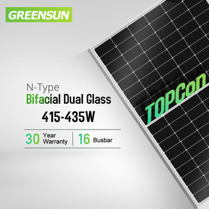 Greensun bảng điều khiển năng lượng mặt trời n-loại Mono silicon <span class=keywords><strong>PV</strong></span> mô-đun GSM-M10/108hbd 415W <span class=keywords><strong>420W</strong></span> 425W 430W 435W hai mặt kính kép - Product Image 3