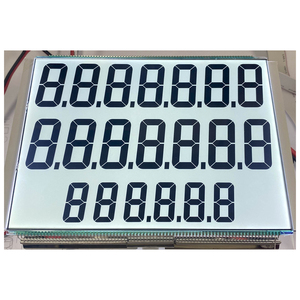 Display LCD su ordinazione dell'erogatore dell'olio dello schermo della macchina del combustibile 664 776 886 4 5 6 12 20 22 cifre grande Display LCD a 7 segmenti per l'erogatore dell'olio - Product Image 2