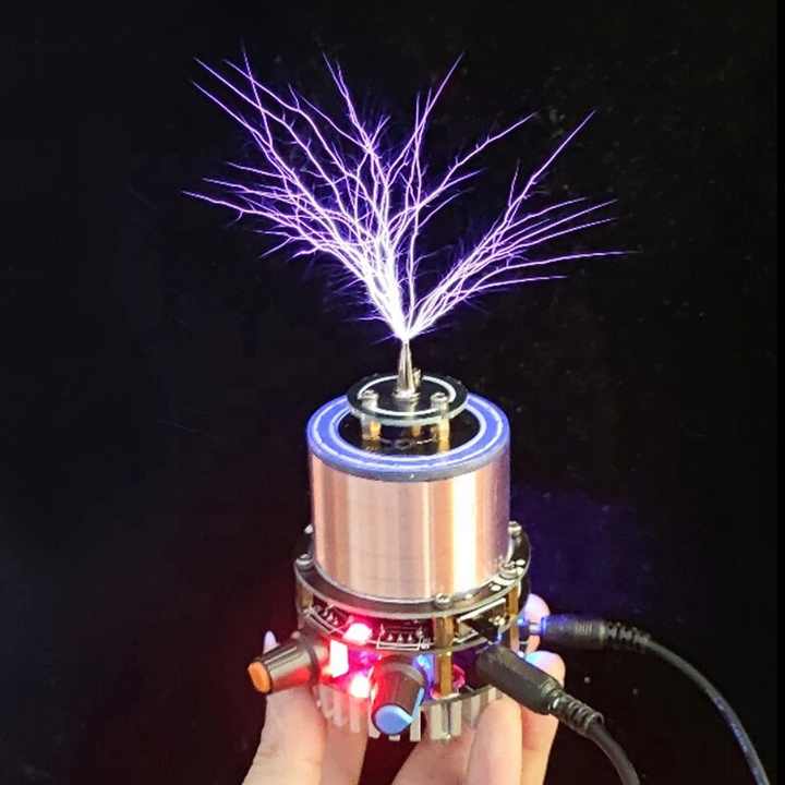 Mini Tesla Coil Music Double Class-E Solid State Tesla Coil Artificial Teaching Tool SSTC