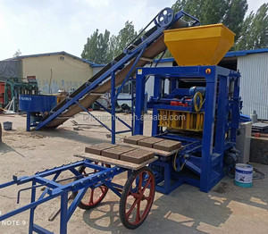 <strong>Libya</strong> Brick <strong>Machine</strong> QT4-24 Economical Fly Ash Semi Automatic Manual Building Block Brick Making <strong>Machine</strong> <strong>in</strong> Uganda Sudan Ghana - Product Image 6