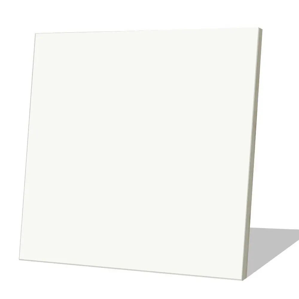 Foshan Fabriek Gepolijst Porseleinen Tegel 600X600Mm Super Wit 60X60 Bianco Porcelanato Puur Witte Vloertegel