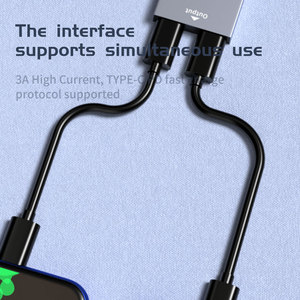 Tip-c çift tip-c dönüştürücü uzatma USB 2 1 dönüştürücü şarj veri iletim konnektörü - Product Image 4
