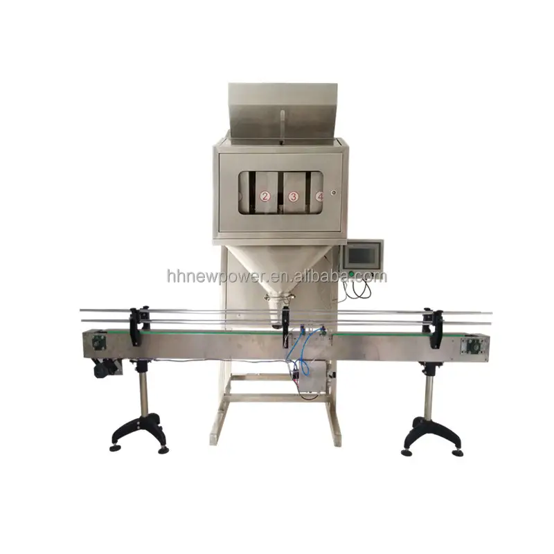 Automatische 10-500 g Quantitative Teekühl-Gewürz-Pulver-Kleingewicht-Verpackungsmaschine Granulat-Pulver-Befüllmaschine