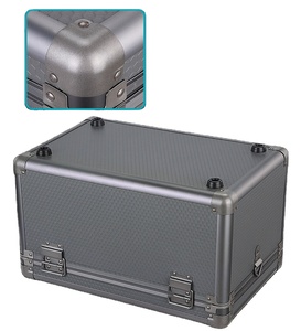 灰色工具储物工具箱铝制户外收纳盒，带TSA锁 - Product Image 4