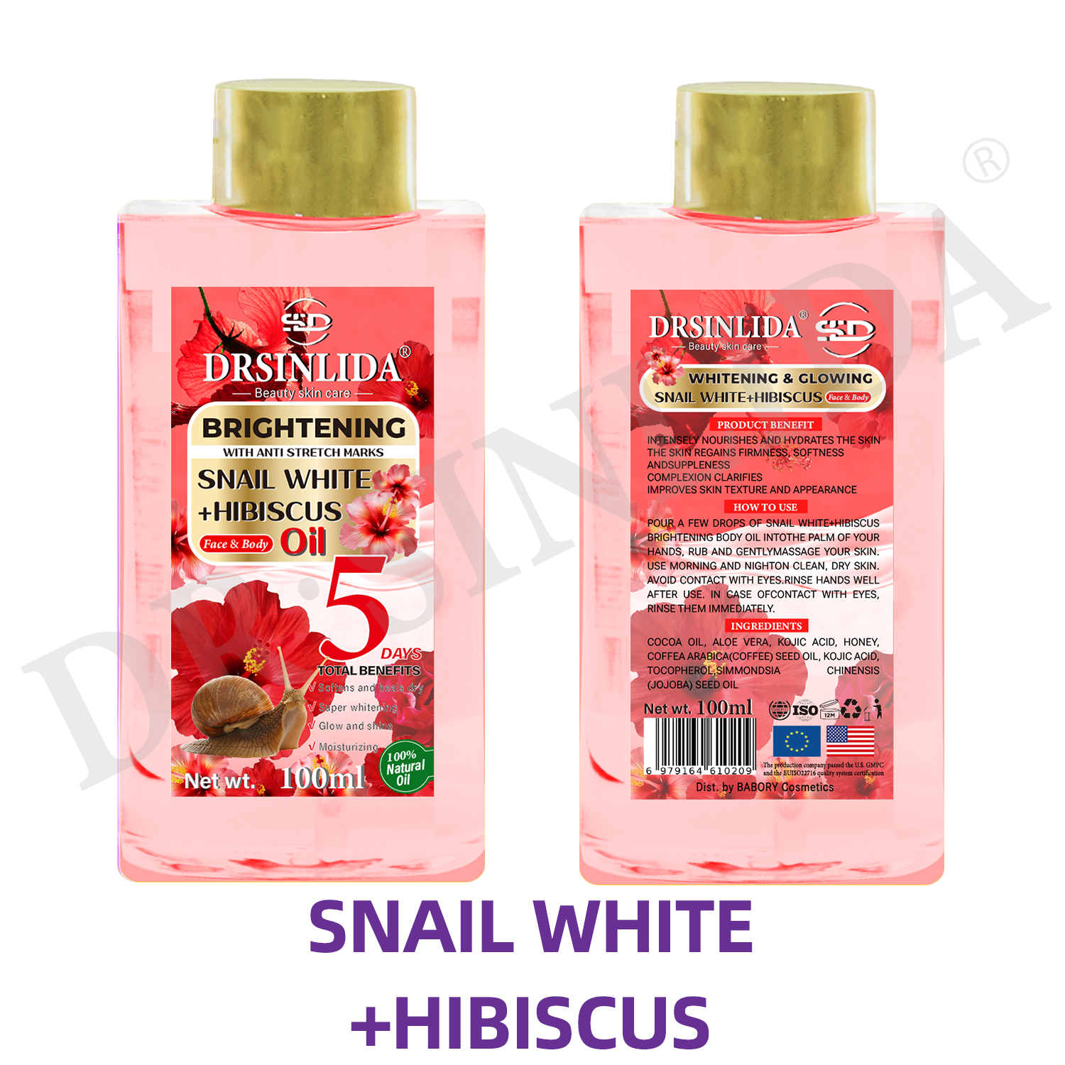 SNAIL WHITE + HIBISCUS