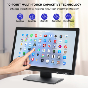 21.5 Inch Computer <strong>Monitor</strong> 1920*1080 LCD <strong>Monitor</strong> Big Screen with H-D-M-I/VGA/USB <strong>Input</strong> PC LED <strong>Monitor</strong>