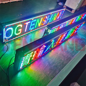 Умная Светодиодная панель RGB, управляемая приложением, для самообслуживания, бизнес-прокручиваемый шаблон сообщения, граффити, текстовая вывеска OEM - Product Image 5