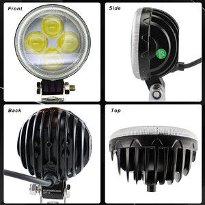 Yuvarlak LED farlar 2.95X2.95X1.92 inç sis sürüş işık Ford F-150 Chevrolet Silverado Toyota Hilux için - Product Image 4