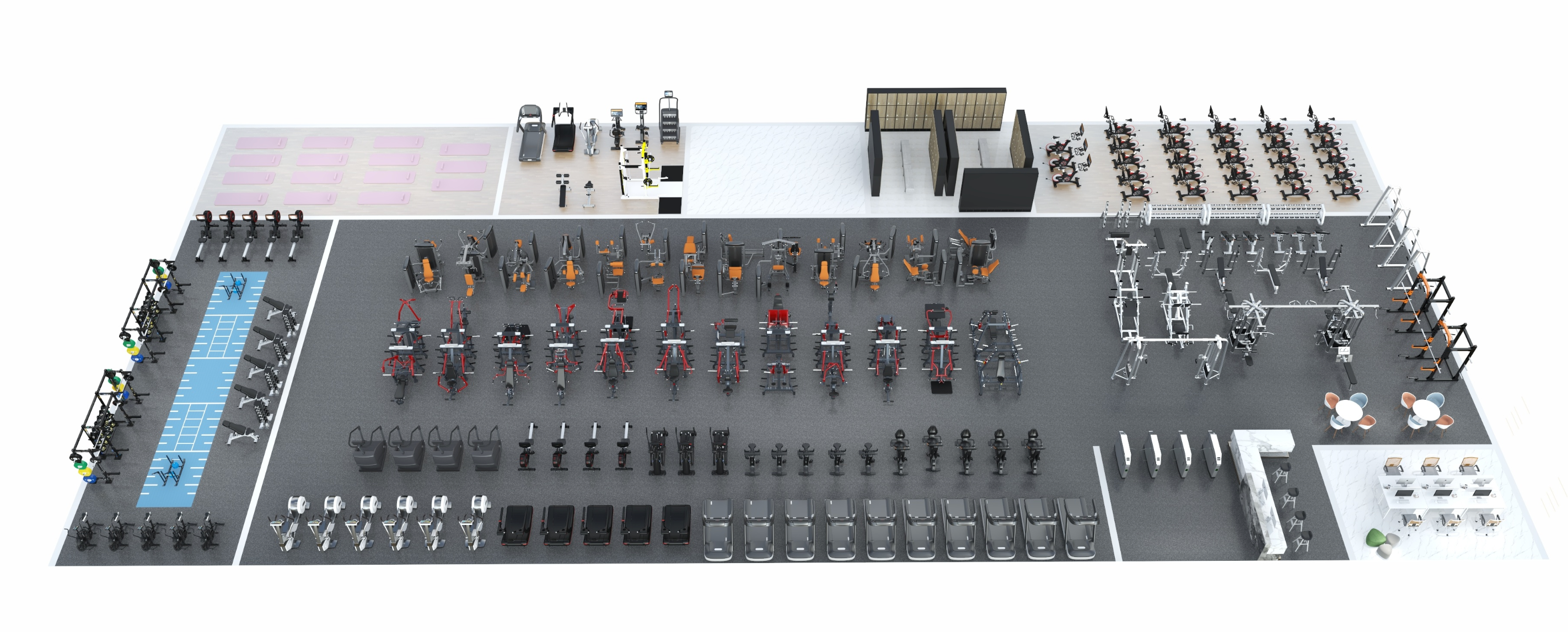 BFT-1000㎡ gym