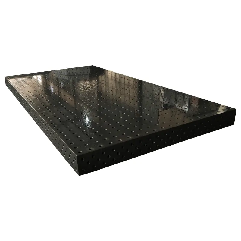 Qualités de surface Table de soudage 3D avec système de serrage Protection de surface et contre les éclaboussures de soudure Tables de soudage