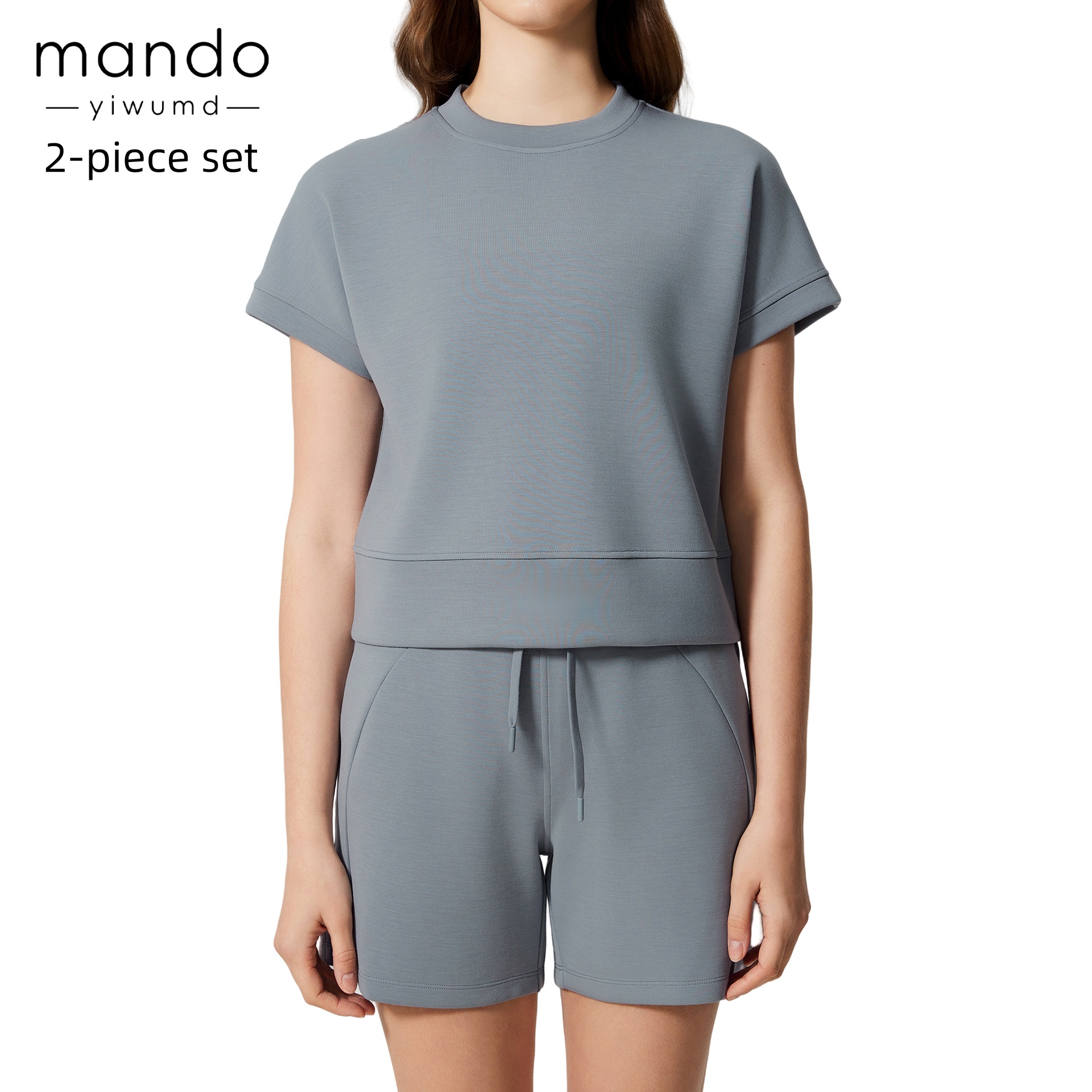 T-shirt + short 1 gris