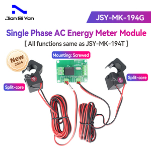 Jsy Mk 194g Energy Meter Module for <strong>Arduino</strong> TTL Modbus-RTU Bi-directional Measurement <strong>AC</strong> Digital Power Metering Monitor Module - Product Image 2