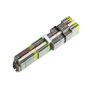 STTB-1.5 Upper and Lower <strong>Double</strong>-<strong>layer</strong> <strong>Terminal</strong> <strong>Blocks</strong>, Two in and Two Out <strong>Spring</strong> Self-locking In-line Rail <strong>Terminal</strong> <strong>Blocks</strong> - Product Image 4