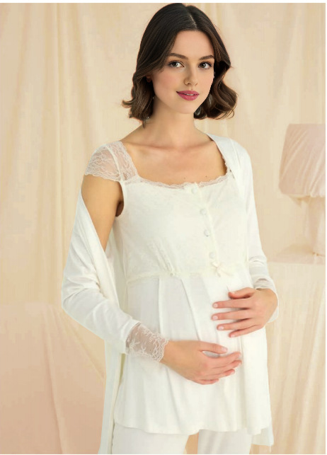 Conjunto de tres piezas: chaleco blanco 6107.