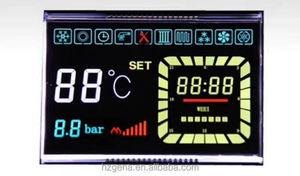 Kunden spezifisches TN6-digit 7-Segment-LCD-Display Schwarzer Hintergrund Weißer Text Industrielle Anzeige Instrumenten segment code Anpassbar - Product Image 3
