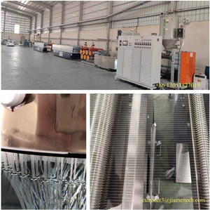 500-600 Mpa beton takviyeli polipropilen makro Fiber ekstruder yapma makinesi/sentetik elyaf üretim hatları - Product Image 2