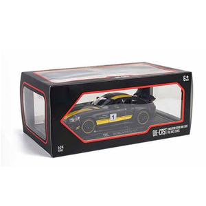 1/24 GTR Die-cast otomobil araç model simülasyon ses ve ışık ile geri alaşım araba çekin - Product Image 4