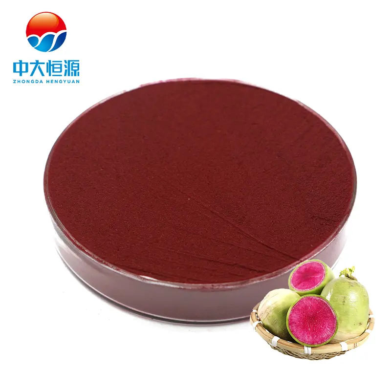 Extrait de plante naturelle poudre colorant alimentaire pigment de radis rouge