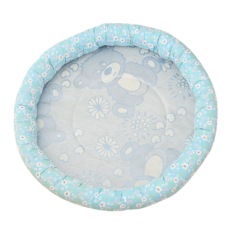 Round cooling mat - blue