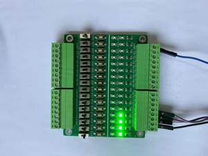PLCデバッグシミュレーションボード16入力/出力テストボードボタントグルスイッチ学習モジュール - Product Image 3