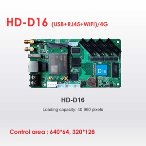 Huidu HD D15 D16 светодиодный контроллер WIFI 3G 4G USB Ethernet для p2 p2.5 p3 p4 p5 p3.91 p4.81 p6 p8 p10 Светодиодный модуль - Product Image 2