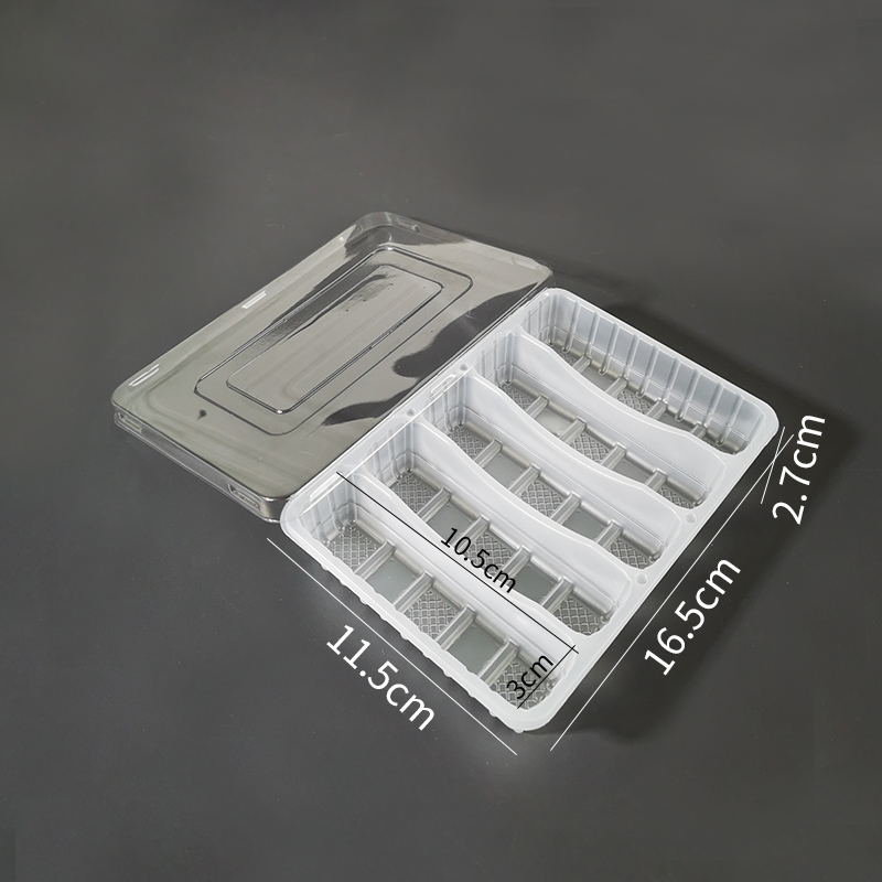 5-grid tray with lid