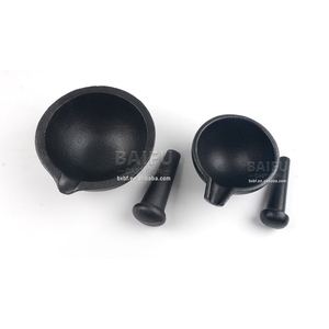 Harç ve havaneli seti dökme demir öğütücü seti için baharatlar ve tohumlar - Product Image 2