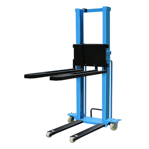 Piccolo carico manuale di alta qualità e Pallet Stacker 1 tonnellata a spinta a mano macchina Pallet Stacker - Product Image 1
