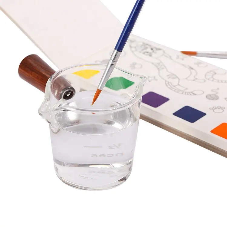 Çocuklar çizim için Pigment ile eğitim öğretici oyuncaklar su renk cep grafiti boyama kitabı