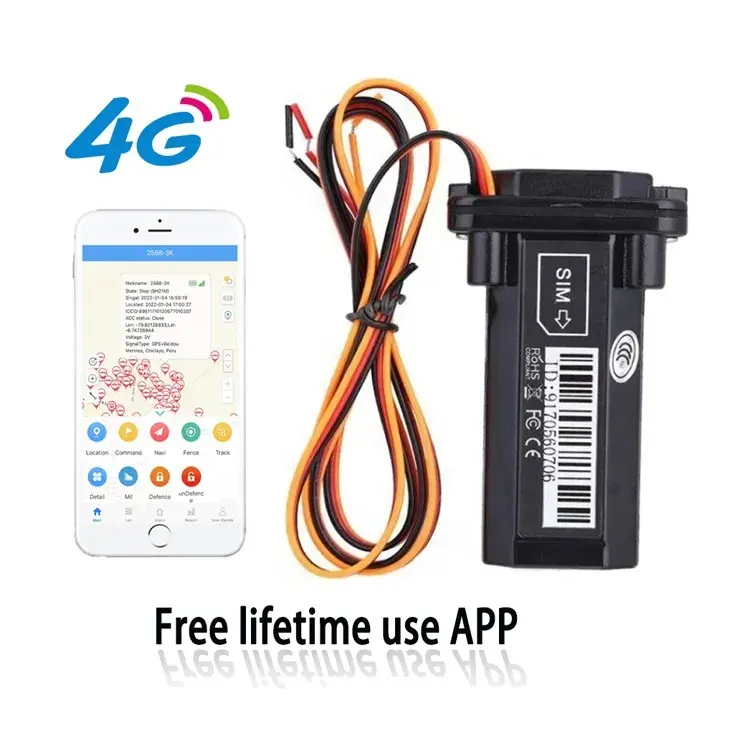 GPS tracking device 4G T12 st901 Mini motorcycle GPS Tracker ST-901 With free use Real Time Tracking app