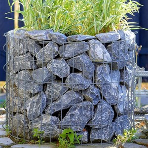 La immersione calda di alta qualità ha galvanizzato + PVC ha ricoperto la rete esagonale del gabbione del filo di acciaio a basso tenore di carbonio per la protezione e la gestione del fiume - Product Image 2