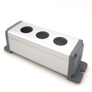 Tre Fori In Metallo pulsante interruttore stazione di controllo box box per 22 millimetri di Metallo Pulsante - Product Image 1