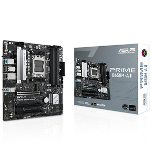 Placa base para juegos ASUS PRIME B650M A II con chipset AMD B650 128GB DDR5 memoria compatible con procesador de escritorio AMD Ryzen serie 7000 - Product Image 1