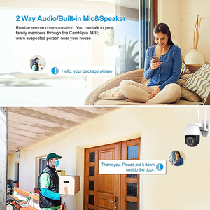 ICsee-cámara de seguridad IP de 3MP para exteriores, videocámara CCTV con detección de movimiento, Audio bidireccional, WiFi, Max, 128G, SD - Product Image 6