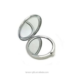 Tùy Chỉnh Chất Lượng Cao Trống Kim Loại Nhỏ Gọn Gương Tùy Chỉnh In Ấn Túi Gương Hai Mặt Make up Gương - Product Image 6