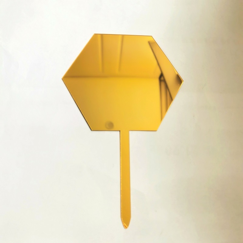 Gold hexagon